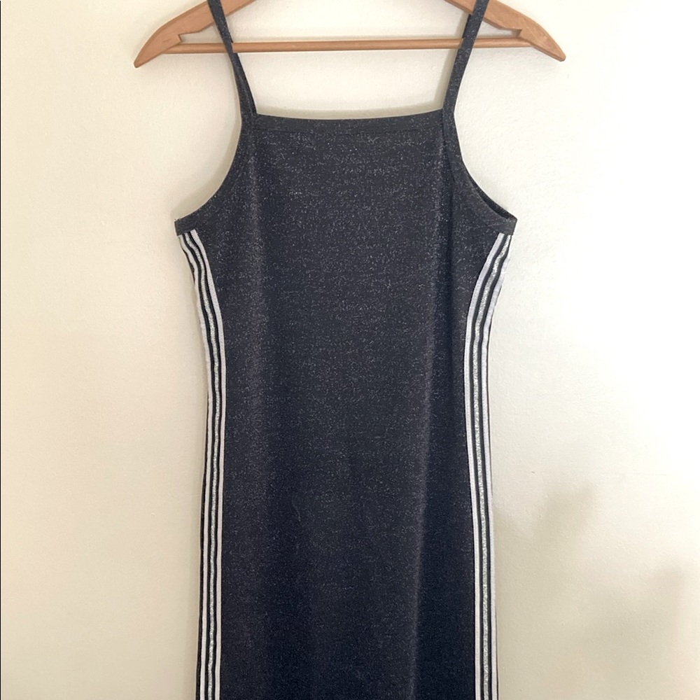 90s Athletech Black Glitter Sports Dress Size 2